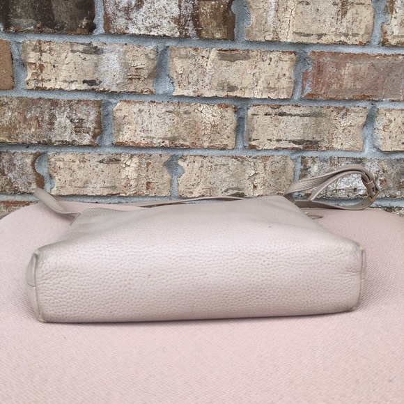 Kate Spade Pebble Leather Light Flesh Adjustable Strap Crossbody Bag 9”x10”x2” - Picture 6 of 16